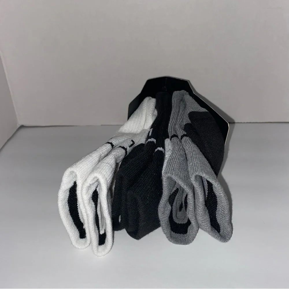 Nike Elite Crew Socks - Black, White‎ and Gray